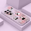 Flower Panda Phone Case For Oneplus 13 13R 12 12R 11 11R 10 10R 10T 9R 9RT 9 8T 8 7 7T Pro 5G Liquid Silicone Cover