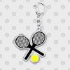 Hobby Sports Lover Tennis Ball Keychains for Accessories Bag I Love Bike Car Keyrings Jewelry Friends Father Boyfriends Gifts