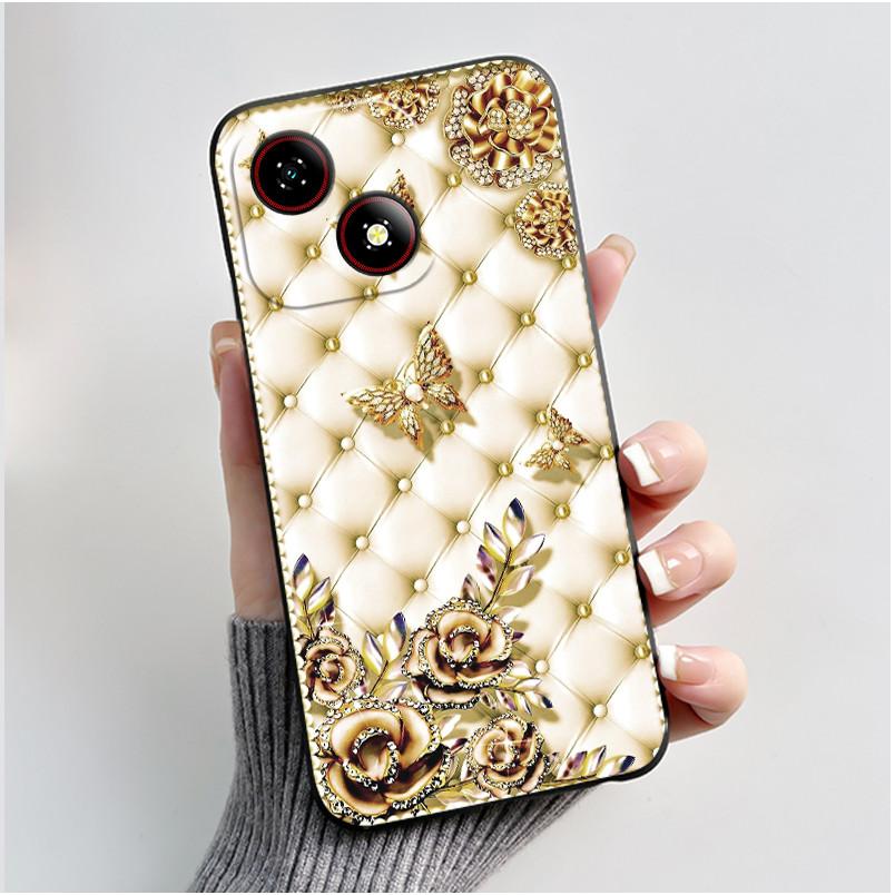 For ZTE Blade A35e Case Luxury Cute Cool Boys Girls Soft Matte Silicone Back Cover For ZTE Blade A35e Phone Bag Shell BladeA35e