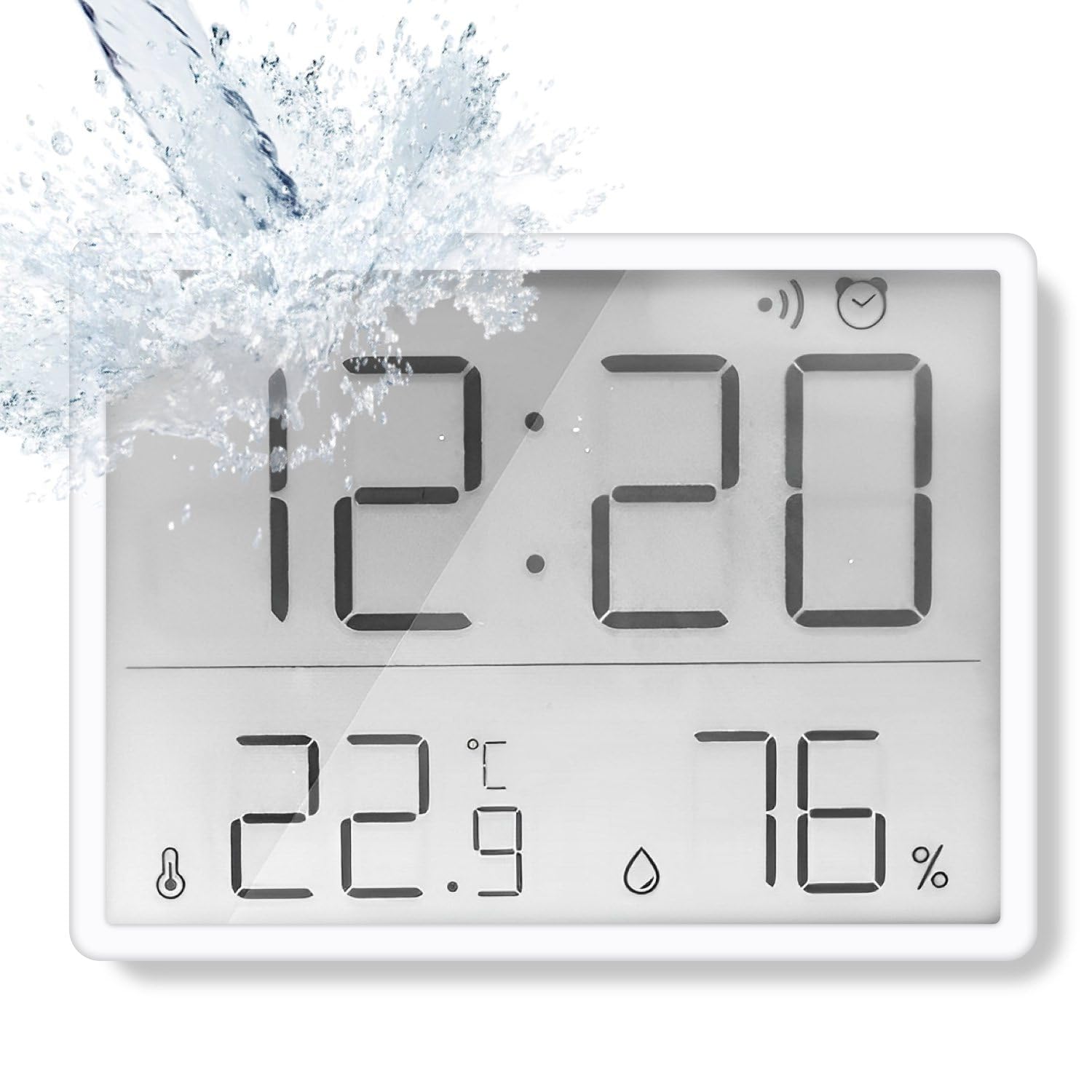 

High Precision Large Environmental Guideline High Time and Date Maximum and Minimum Temperature and Humidity Memory Can be Placed or Hanged