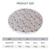 Tapis de lit pour chat en peluche Rond Lit pour animaux de compagnie pour chats Petits chiens Tapis de couchage doux en polaire pour animaux de compagnie Nid pour chaton chiot Coussin pour animaux de compagnie Accessoires pour chat