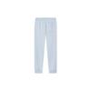 Fila Solid Color Logo Print Loose Fit Cuffed Casual Pants Women Bottoms Blue F11W240601F-LB