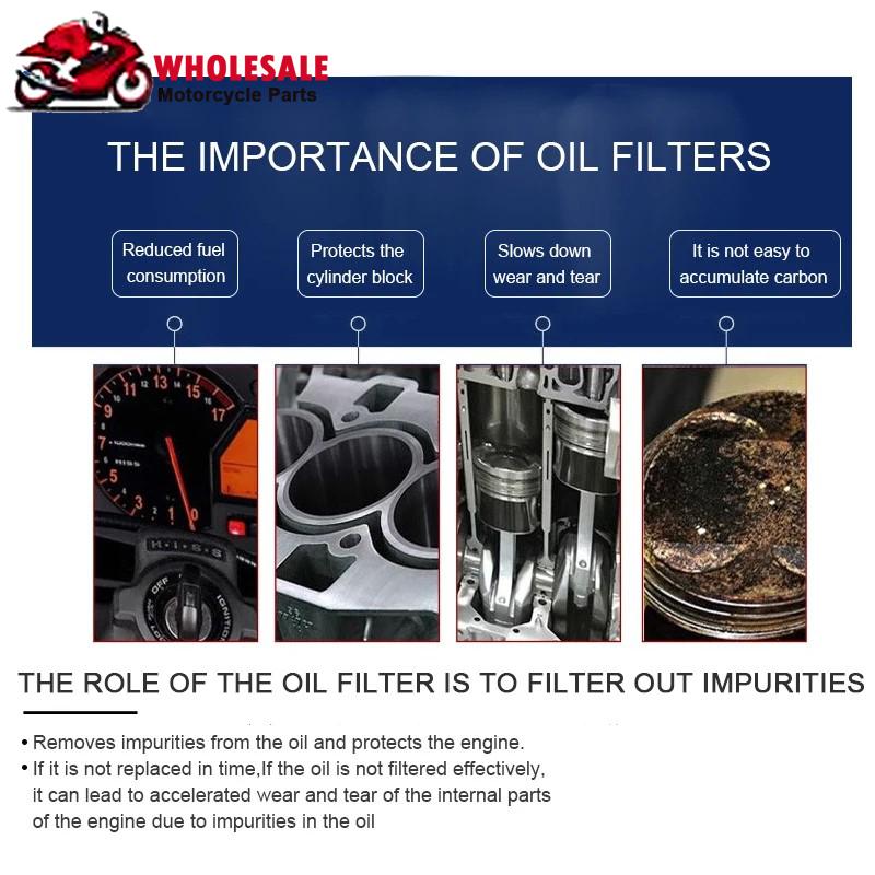 Oil Filter For Honda MSX125 Grom Base SP MSX 125 2021-2025 2022 2023 2024 Z125M Z125MA Z125 M / MA Monkey Z 125 15412-MGS-D21