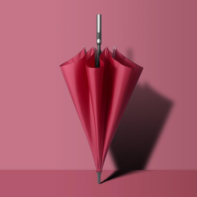 

Новый прямой зонт для гольфа из цельного волокна с длинной ручкой для защиты от непогоды и дождя