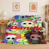 Game Dandy World Cartoon Soft Flannel Throw Blanket,Warm Cozy Blanket for Bed,Couch,Sofa,Bedroom,Living Room,Travel,Camping