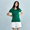 Champion Women's Color-block Knit Short Sleeve T-Shirt