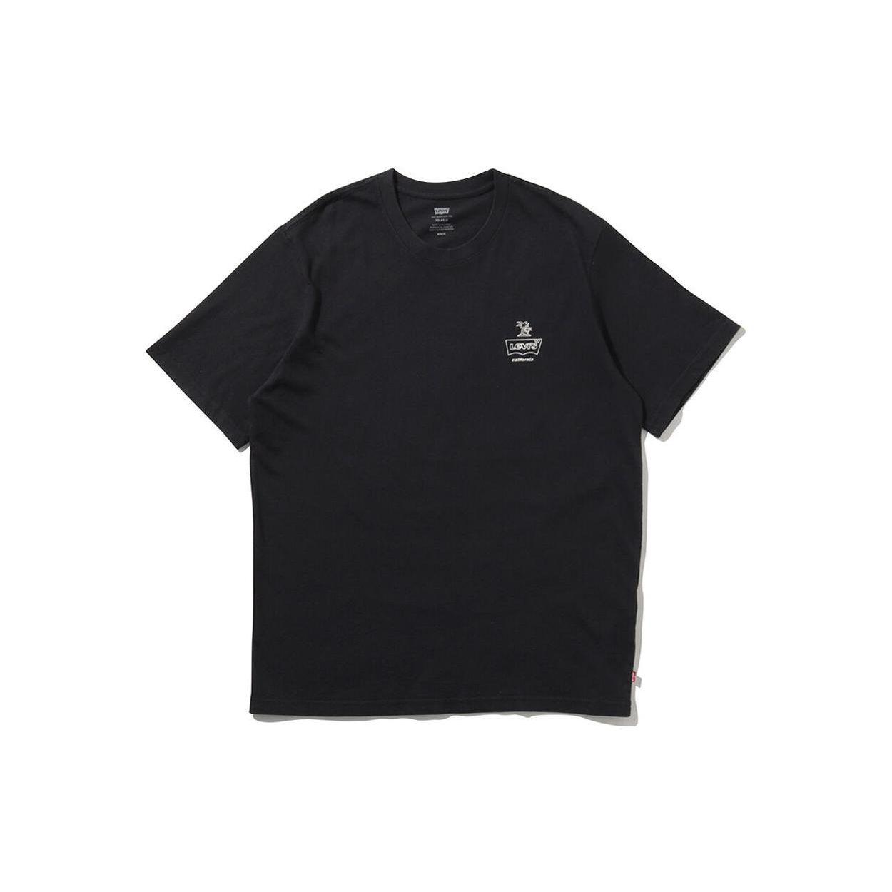 

Мужская повседневная футболка Levis однотонная черная 16143-0648 S