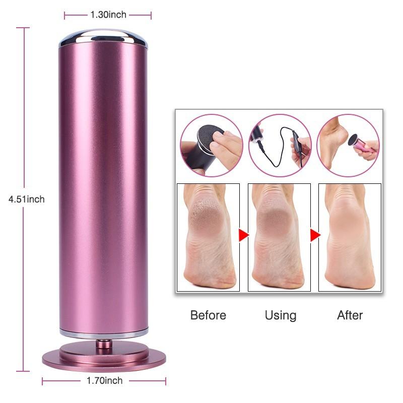 600 RPM Dead Dry Crack Skin Calluses Pedicure Tools Portable Foot Clean Care Machine Electric Feet Callus Remover