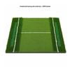 Two-Line Golf Practice Mat with Thickened Insertable Tee and Three-Grass Combination for Swing Training
