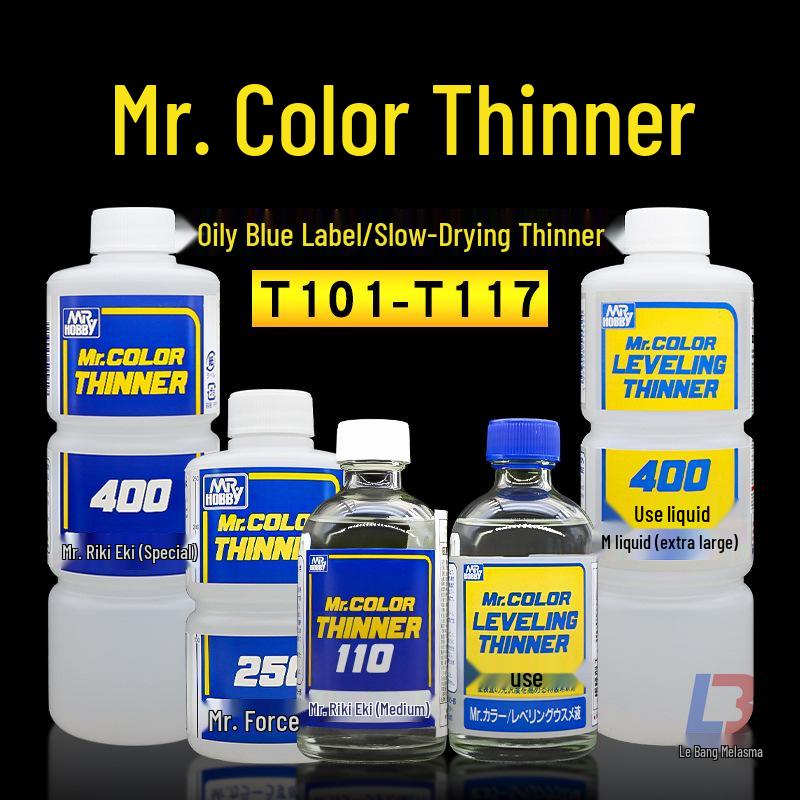 

Mr. Hobby T Blue Nitro Lacquer Thinner & Brush Cleaner for Gundam Models 50ml