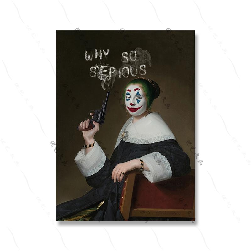 

Винтажный фильм Забавная фигура Клоун Кинозвезда Плакат Настенная Художественная Печать Ретро Девушка Цветок Живая Фреска Холст Картина Комната Домашний Декор 21x30cm No Framed