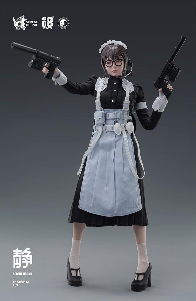 I8TOYS SERENE HOUND Series 501S614 R Cerberus Maid Corps Ross 1/6 Scale PVC & Silicone & Metal Pre-painted Movable Figure
