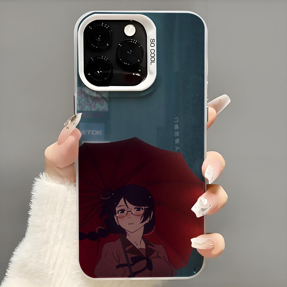 monogatari series Phone Case  Phone Case For iPhone 14 16 15 11 12 13 Pro Max Mini Plus Shockproof Cover