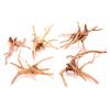Small Aquarium Driftwood Decorative for Landscaping, Natural Wood Decor, Set of 2 (Each 6-8 Inches)