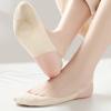 LangSha Sling Boat Socks for Women, Summer Thin Invisible Shallow Mouth Forearm Sock with Cotton Pad, Half-Short Half-Palm Sock Set for High Heels