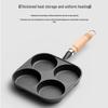 ZISIZ 4-Hole Non-stick Egg Frying Pan