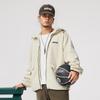 Li-Ning Anti-Five Series Loose Comfortable Warm Fleece Jacket Men Jacket Rock-White Gray AFDU499-1