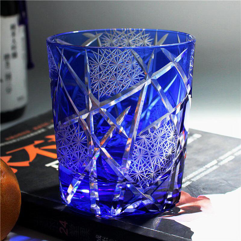 

Japanese Edo Kiriko Crystal Whiskey Glass
