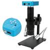 Industrial Microscope Camera 34MP 2K 180X High Resolution Aluminium Alloy Sturdy Durable USB Microscope CameraEU Plug
