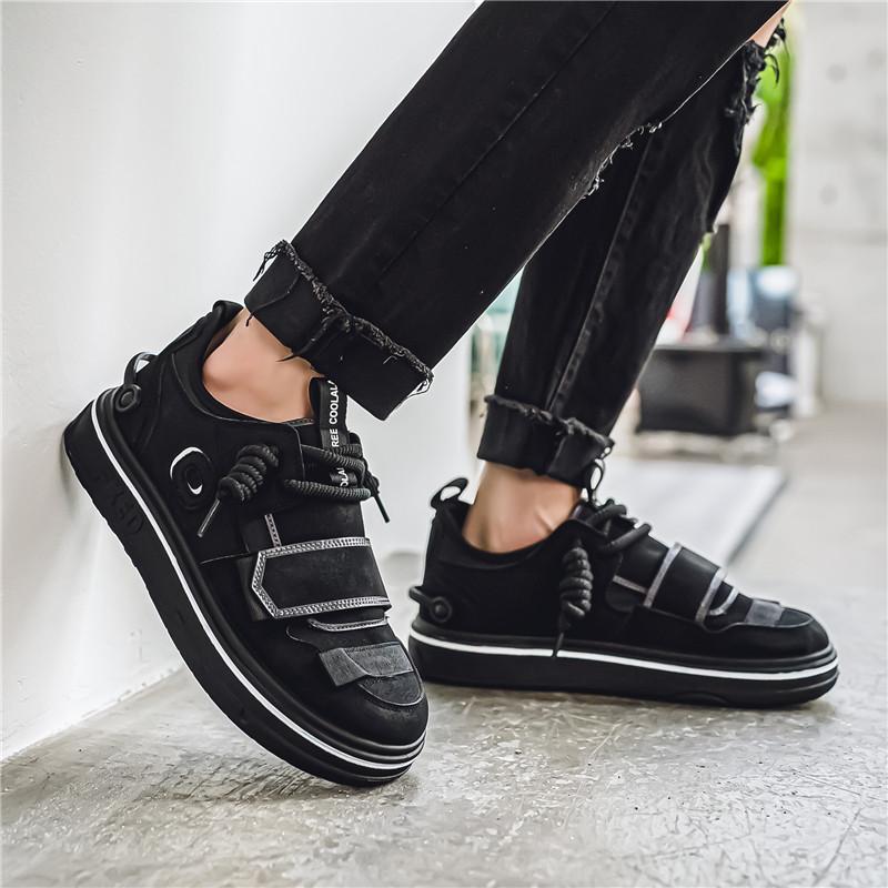 Fashion New Gray Suede Men's Skate Shoes Fashion Casual Designer Sneakers Men Comfortable Non-slip Men Skateboarding Shoes tenis hombre