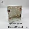120x120 PVC Junction Box | Large Embedded Electrical Switch Box