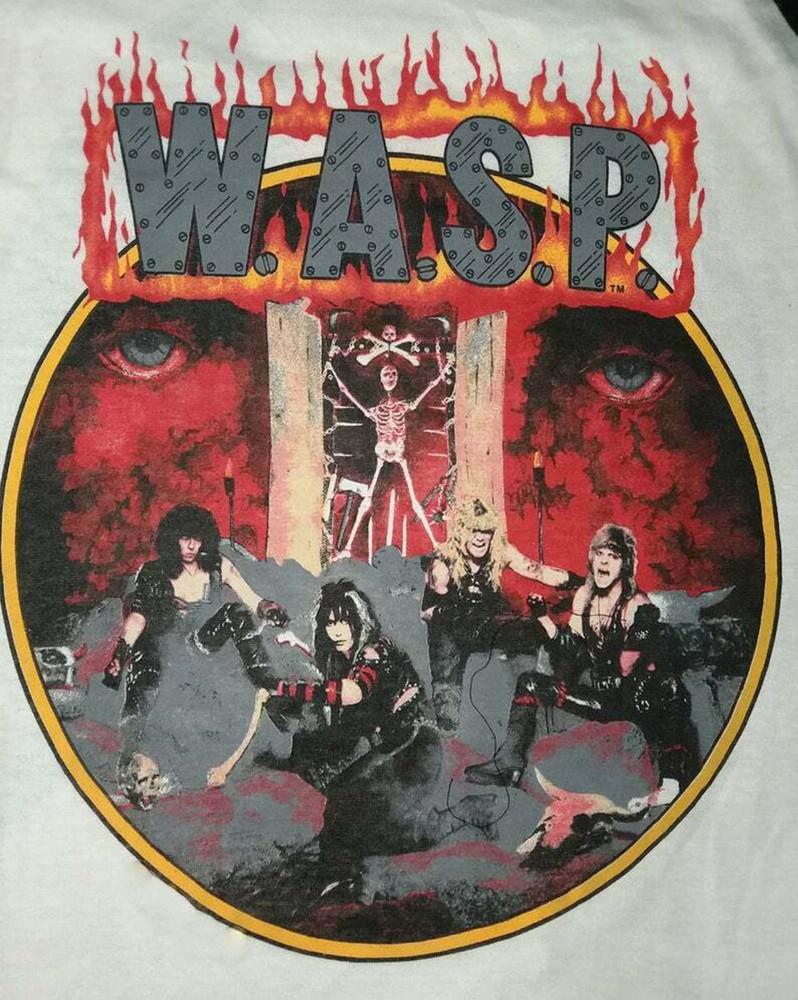 Vintage WASP First Album Cover Cotton White Men S-234XL T-Shirt DO322 Unisex T-Shirt XXL
