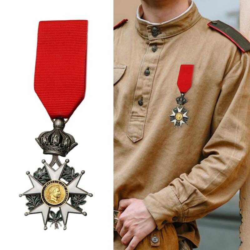 Militaries Commemorative Medals Set Napoleonic Replicas Alloy Craft For Role Play Enthusiasts Display Ready Gift Packaging