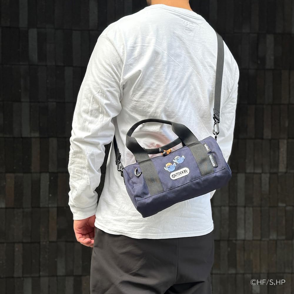 x OUTDOOR Mini Roll Boston Bag ODHQ102 Navy [Haikyu!! PRODUCTS]