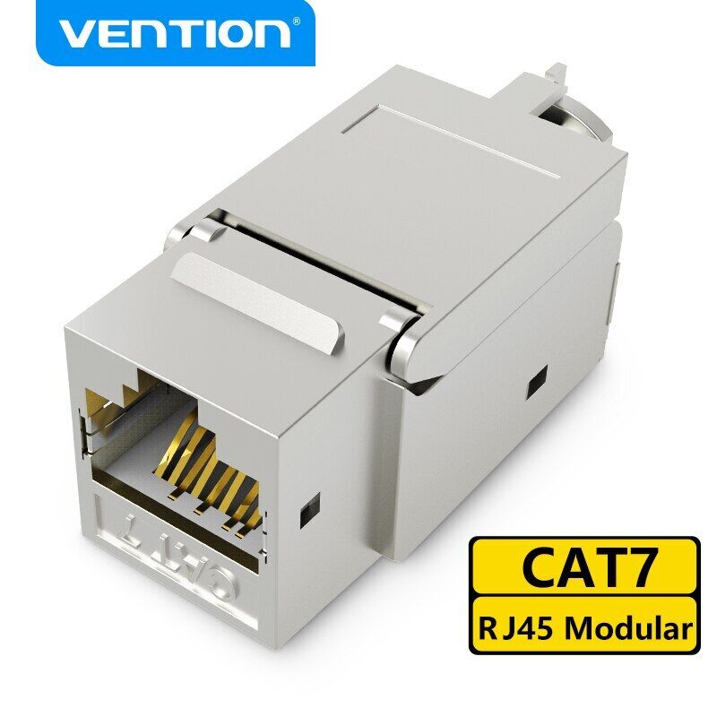 

Разъем Ethernet Cat7 RJ45 Модульный разъем Ethernet-кабеля Позолоченный