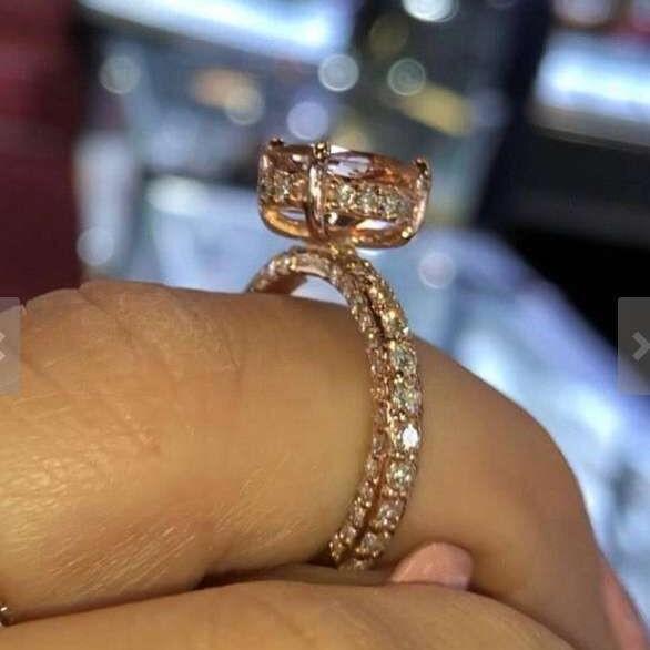 2018 Style Luxury Temperament Ring, Women'S Micro-Inlaid Aaa Zircon