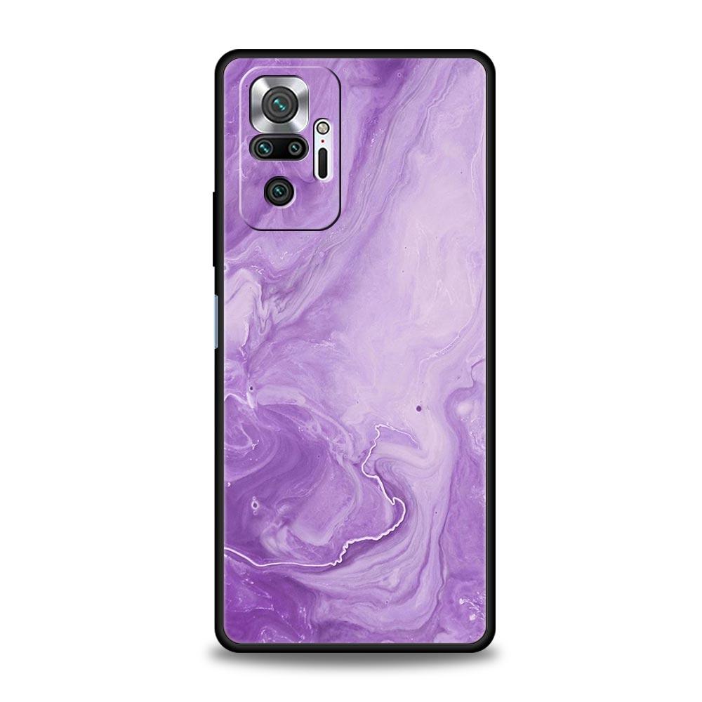 

Фиолетовый чехол с узором «Бесконечность» для Xiaomi Redmi Note 14 13 5G 10 11 12 Pro Plus 4G 14C 13C 12C 10C Черный чехол Redmi Note 11