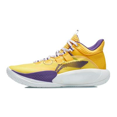 Buty koszykarskie LiNing Sonic 9 Low dla młodzieży Dziecięce sneakersy Spectrum-Yellow ABPR053-4