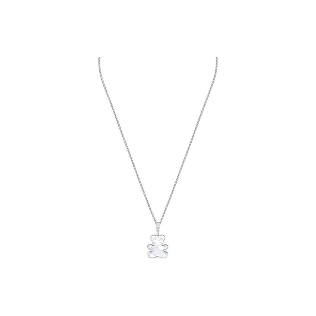 Swarovski Teddy Bear Crystal Necklace Women necklace Silver 5410280 Box (Random Color)