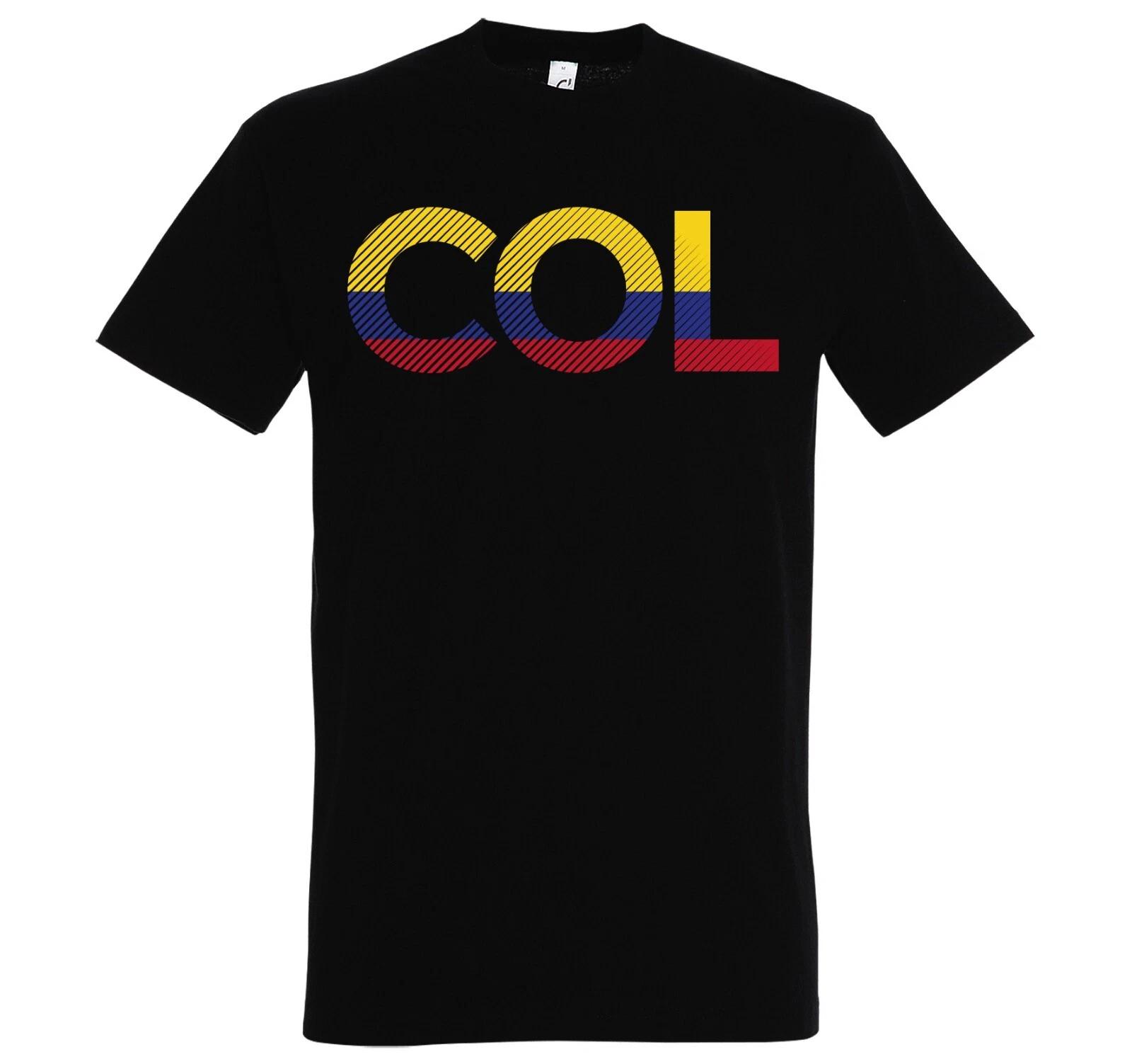 Youth Designz Colombia Men s T-Shirt Soccer Jersey Look World Cup Basketball FUN S