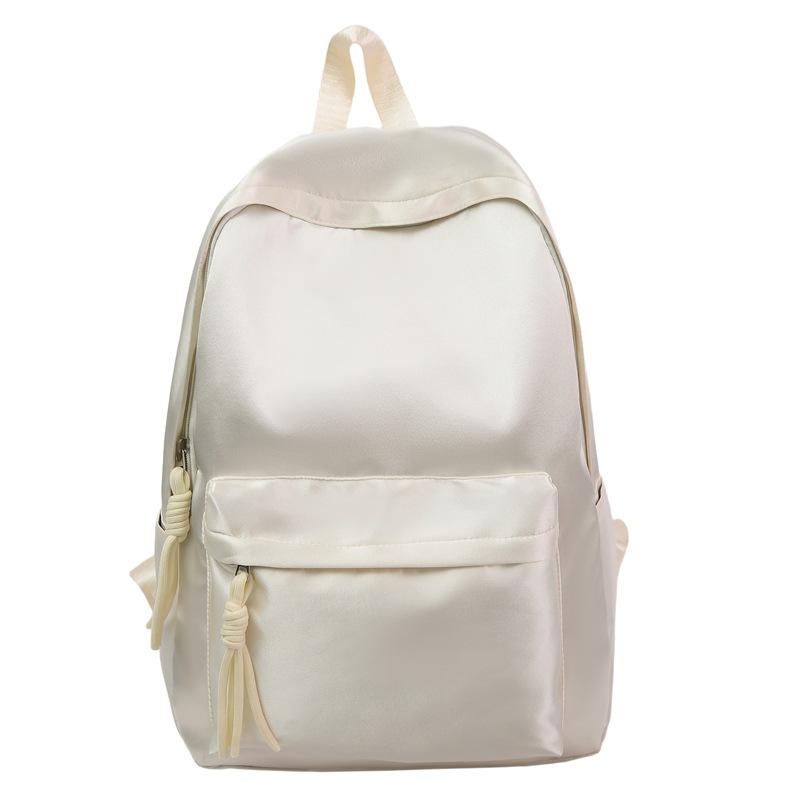 Casual large-capacity schoolbag female junior high school student girl simple high school college student backpack backpack tide