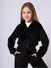 Girls' Sports Hat Velvet Suit Casual Sweatshirt Two-piece Suit