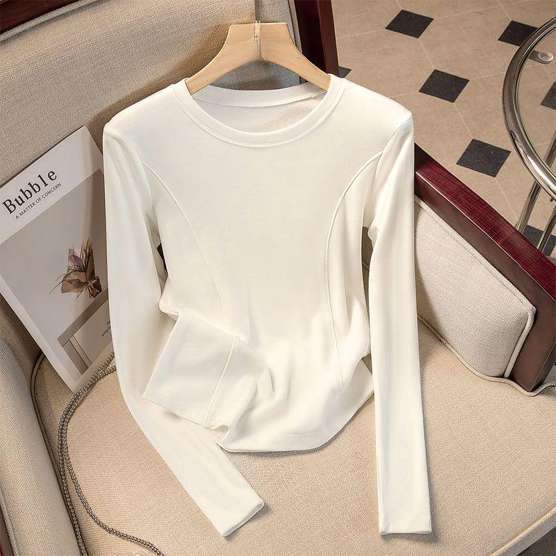 2025 A/W Women's Slim Fit Round Neck Long Sleeve T-Shirt