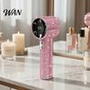 Rhinestone Handheld Fan with Digital Display, Turbo High Speed Portable Powerful Mini Fan, Quiet Operation Cooling for Outdoor Travel