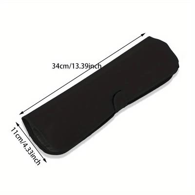 Heat Resistant Flat Iron Case Dual Use Hair Straightener Mat & Pouch Travel Curling Iron Hair Straightener Hair Tools Organizer