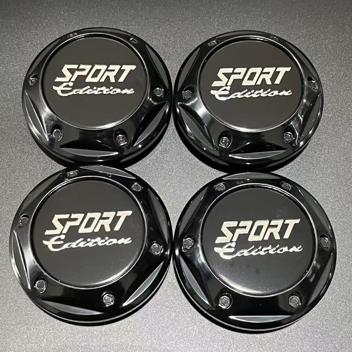

4PCS Sports Version 68MM Diameter ABS Resin Wheel Center Hub Caps, Wheel Dust Covers, Tire Center Badge Covers, Car Wheel