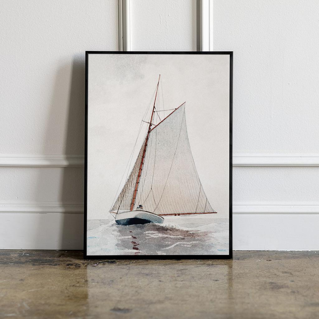 Poster Yacht Sailboat Boat
