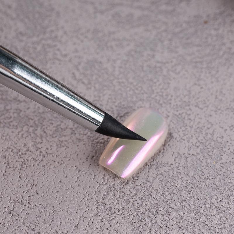 New Nail Art Stick Engraving Glue Embossing Pen Powder Rubbing Artifact Rubbing Magic Powder, Multi-functional Silicone Pen Tool
