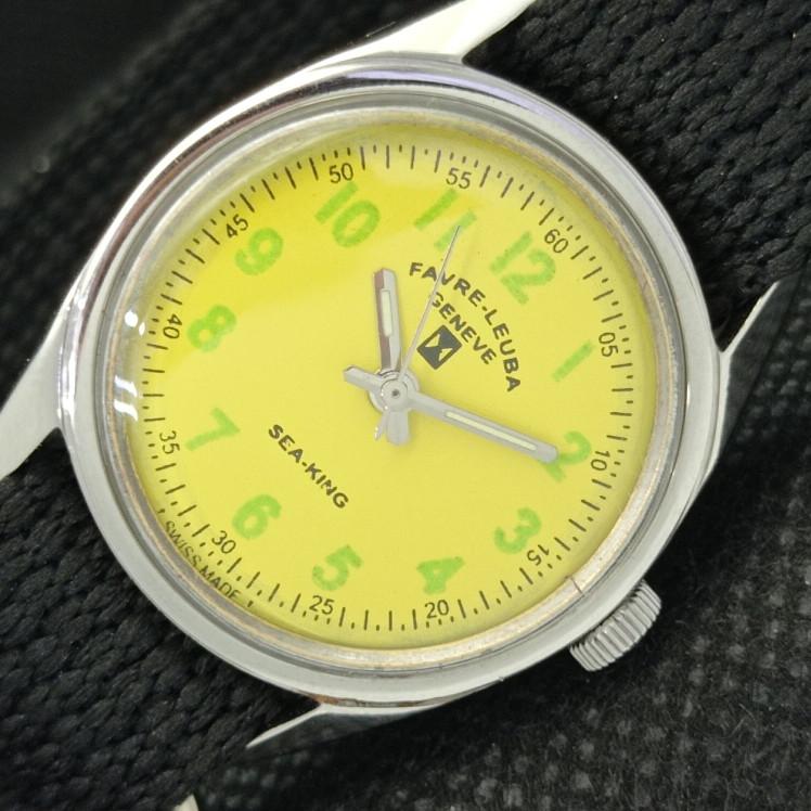 

Б/У FAVRE LEUBA SEA KING 111 ШВЕЙЦАРСКИЕ МУЖСКИЕ ЧАСЫ a318905-1 Sku611-a318905