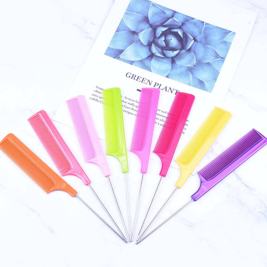 Tail Comb Different Colors Wear-resistant Easy Installment Professional Use Distinctive Long Service Life Hair Picks