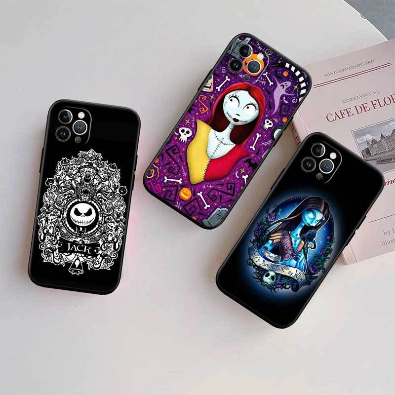 Nightmare Before Christmas Shockproof Phone Case for iPhone 6 6s 7 8 11 12 13 14 15 16 17 16E XS Pro Max XR X SE Air
