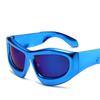 Cool Exaggerated Glasses Future Science And Technology Sense Skiing Big Frame Sunglasses Dazzling Men And Womean Eyewear