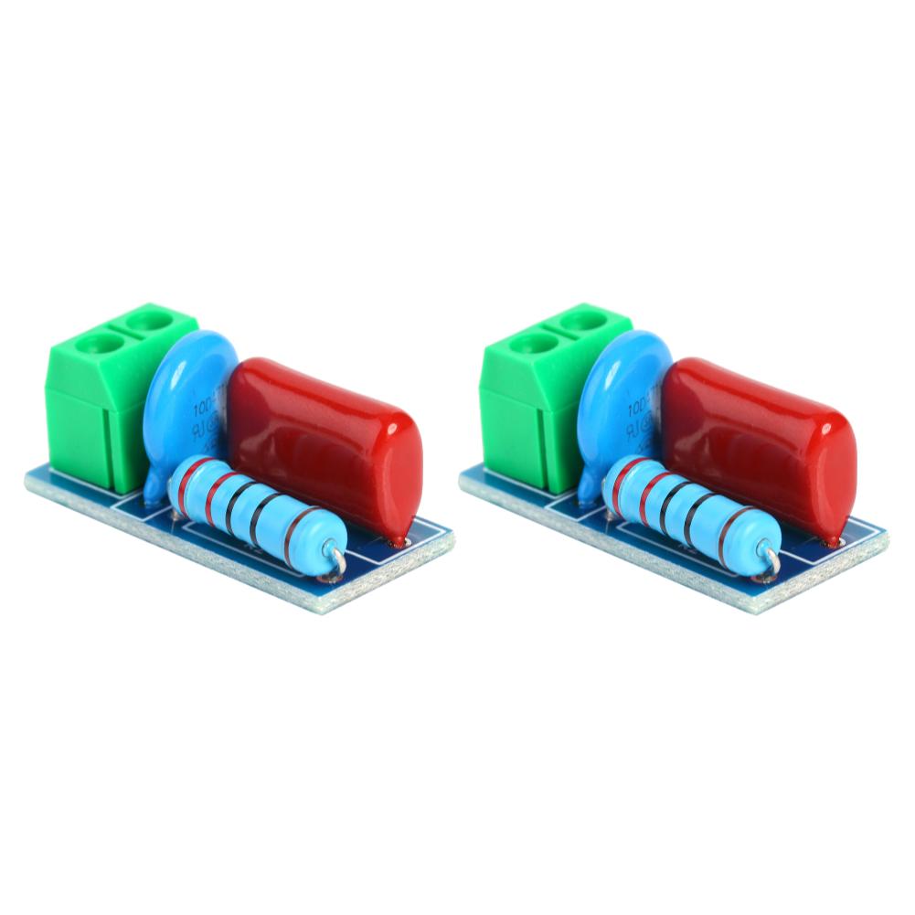 10-1pcs RC Absorption Circuit Module Relay Contact Protection Resistance Surge AC/DC 5V-400V Snubber Board