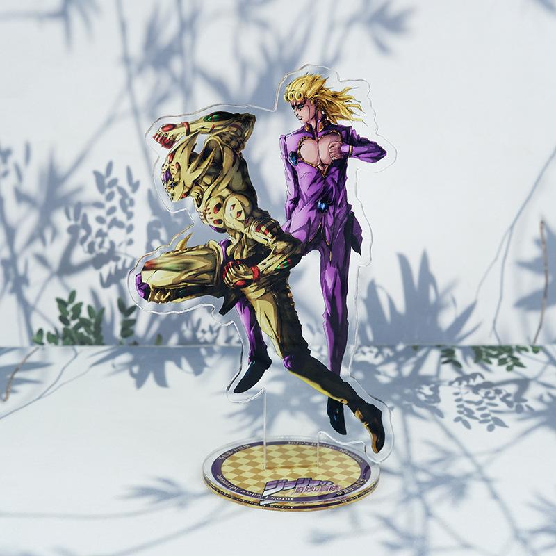 Anime Figure JoJo Bizarre Adventure Cute Cosplay Acrylic Stand Model Plate Desk Decor Standing Sign Keychain for Friend Gifts