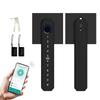Smart Fingerprint   5 in 1 Keyless Entry Biometric Lock with APP Control Password Keypad IC Card Auto Lock for   Apartment