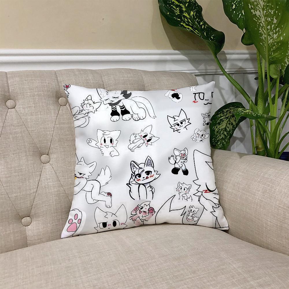 cushion cover Square K-kisser Sofa Car B-Boy Cushion Cover Cute Casual Skin-Friendly Comfortable Pillow Cover